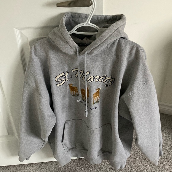 Brandy Melville Sweaters - Brandy Melville Oversized St. Moritz Hoodie